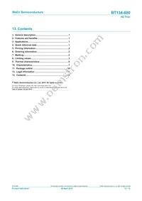 BT134-600 Datasheet Page 13