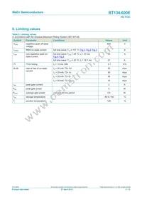 BT134-600E Datasheet Page 3