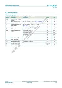 BT134-800E Datasheet Page 3