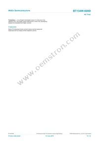 BT134W-600D Datasheet Page 15