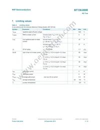 BT136-600E/02 Datasheet Page 3