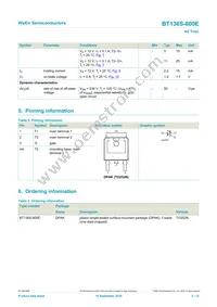 BT136S-800E Datasheet Page 2