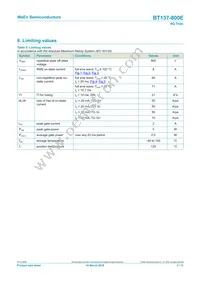 BT137-800E Datasheet Page 3