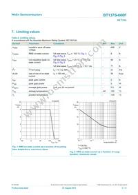 BT137S-600F Datasheet Page 3