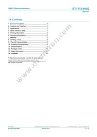 BT137X-600E Datasheet Page 13