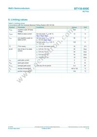 BT138-800E/DG Datasheet Page 3