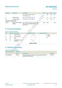 BT138B-600G Datasheet Page 2