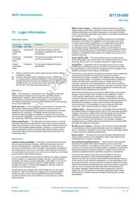 BT139-600 Datasheet Page 11