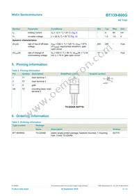 BT139-800G Datasheet Page 2