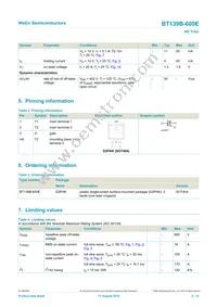 BT139B-600E Datasheet Page 2