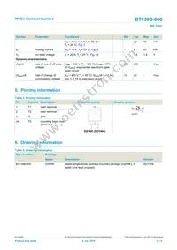 BT139B-800 Datasheet Page 2