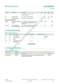 BT139B-800F Datasheet Page 2