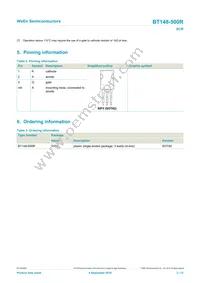 BT148-500R Datasheet Page 2