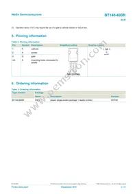 BT148-600R Datasheet Page 2