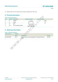 BT148W-600R Datasheet Page 2