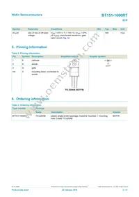 BT151-1000RT Datasheet Page 2