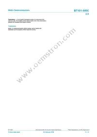 BT151-500C Datasheet Page 11