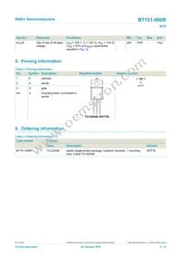 BT151-500R Datasheet Page 2