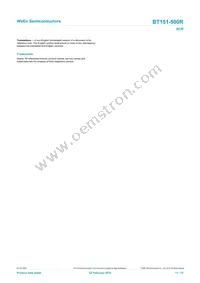BT151-500R Datasheet Page 11