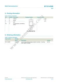 BT151-650R Datasheet Page 2