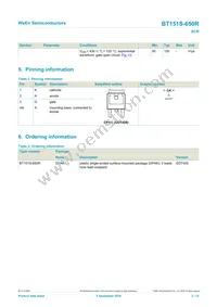 BT151S-650R Datasheet Page 2