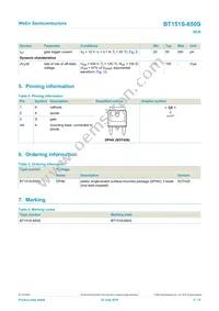 BT151S-650SJ Datasheet Page 2