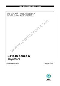 BT151U-800C Datasheet Cover