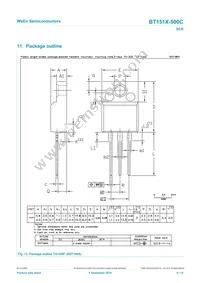 BT151X-500C Datasheet Page 9