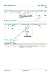 BT151X-800C Datasheet Page 2
