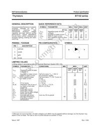 BT152-400R Datasheet Page 3