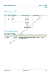 BT152-800R Datasheet Page 2