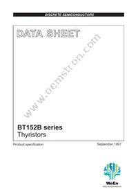 BT152B-600R Datasheet Cover