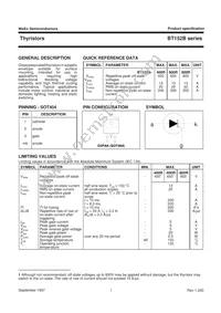 BT152B-600R Datasheet Page 2