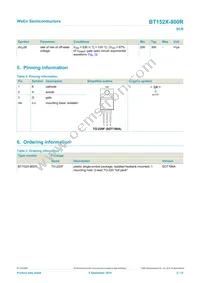 BT152X-800R Datasheet Page 2