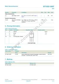 BT155Z-1200TQ Datasheet Page 2