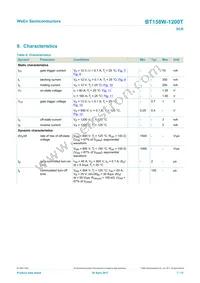 BT158W-1200TQ Datasheet Page 7