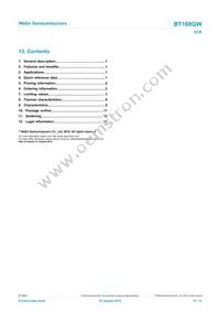 BT168GW Datasheet Page 15