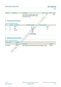 BT169G-MQP Datasheet Page 2