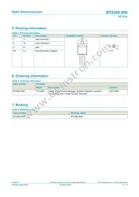 BT236X-800 Datasheet Page 2