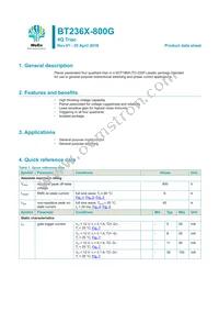 BT236X-800G/L02Q Datasheet Cover