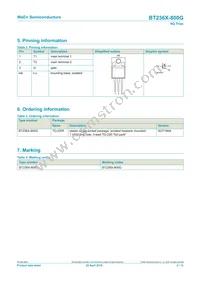BT236X-800G/L02Q Datasheet Page 2