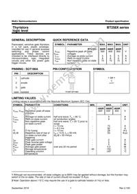 BT258X-500R Datasheet Page 2