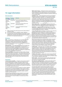 BTA140-600G0Q Datasheet Page 11