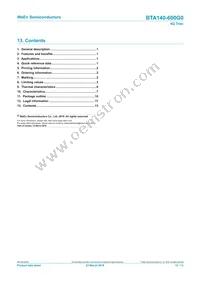 BTA140-600G0Q Datasheet Page 13