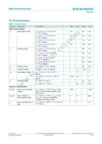 BTA140-600G0TQ Datasheet Page 7