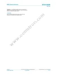BTA16-600BQ Datasheet Page 11