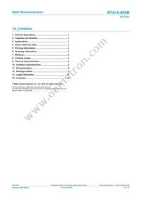 BTA16-800BQ Datasheet Page 12