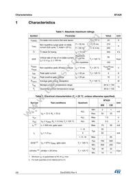 BTA20-700BWRG Datasheet Page 2
