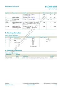 BTA2008-800D Datasheet Page 2