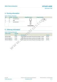 BTA201-600E/L02EP Datasheet Page 2